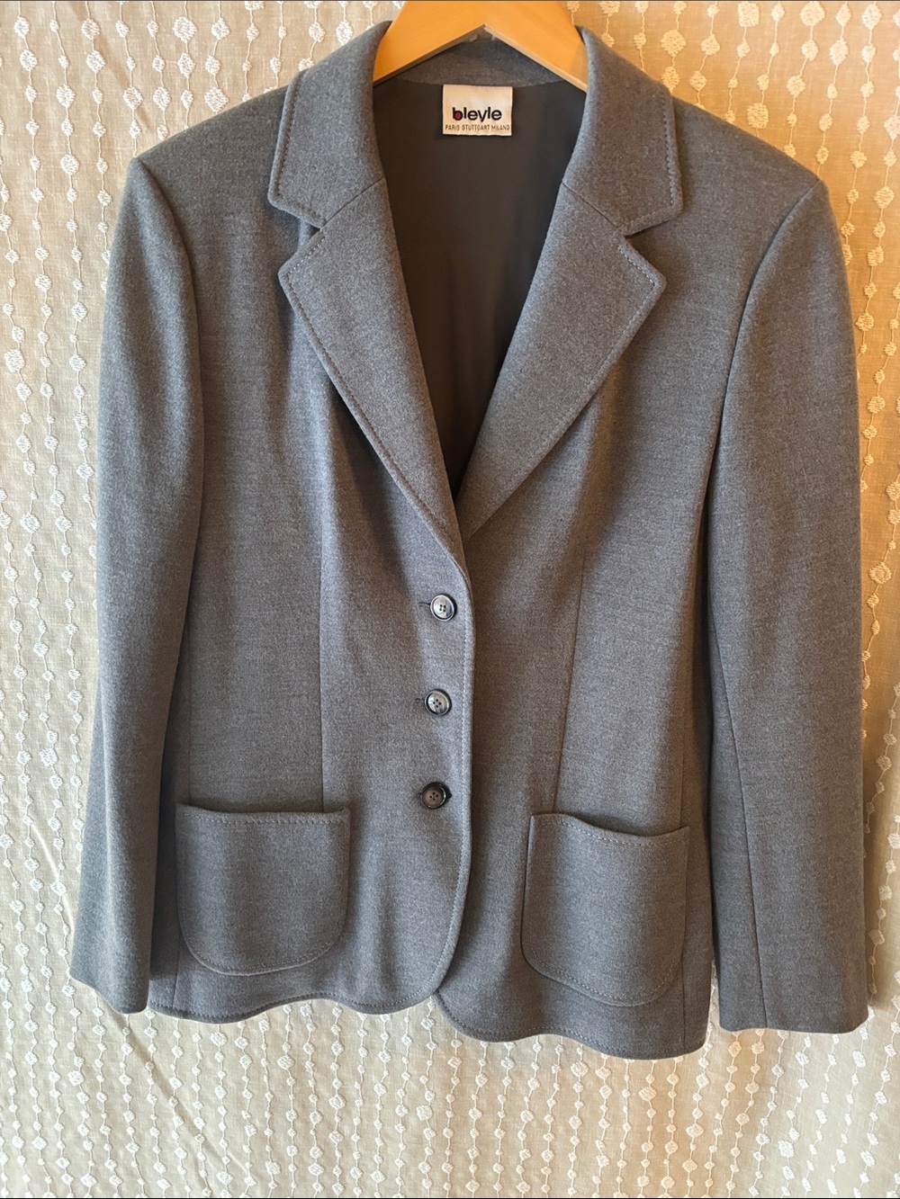 Bleyle Women's Gray Tailored Blazer